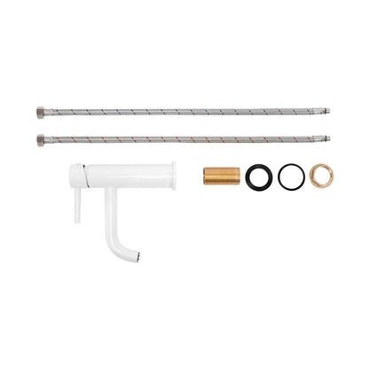 Rea Lungo Single-Handle Sink Faucet White