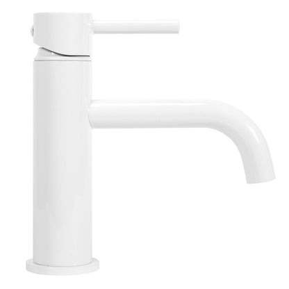 Rea Lungo Single-Handle Sink Faucet White
