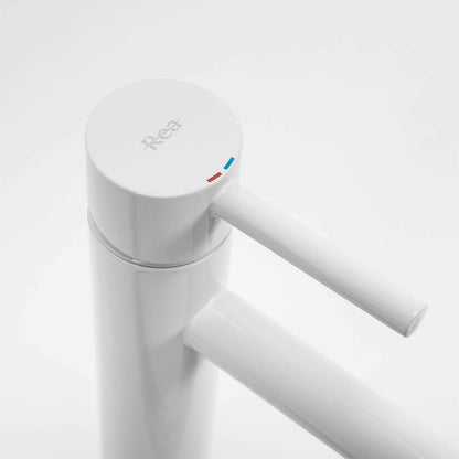 Rea Lungo Single-Handle Sink Faucet White