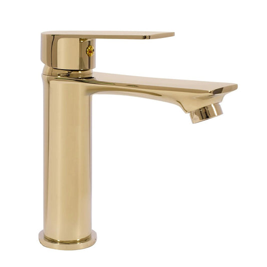 Rea Mayson Glossy Gold Basin Mixer