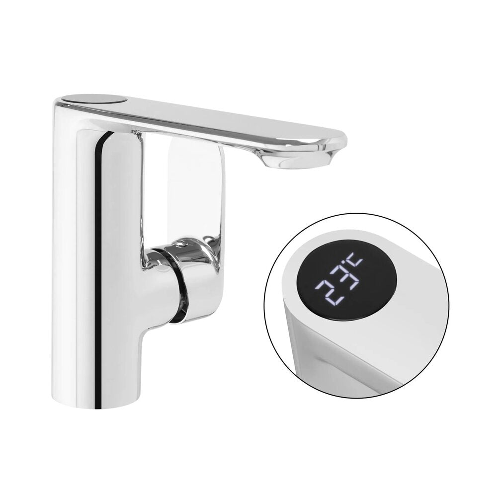 Rea Mils LCD Basin Mixer Chrome