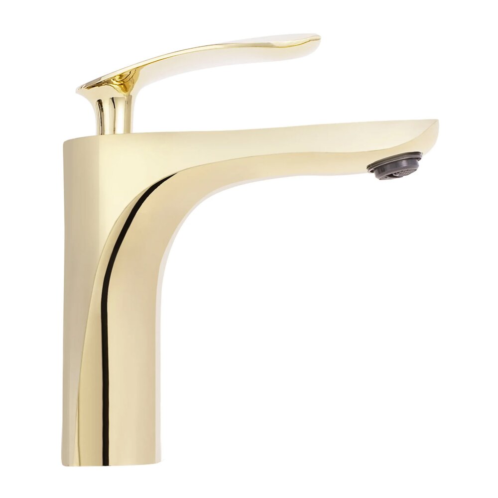 Rea Orbit Glossy Gold Faucet