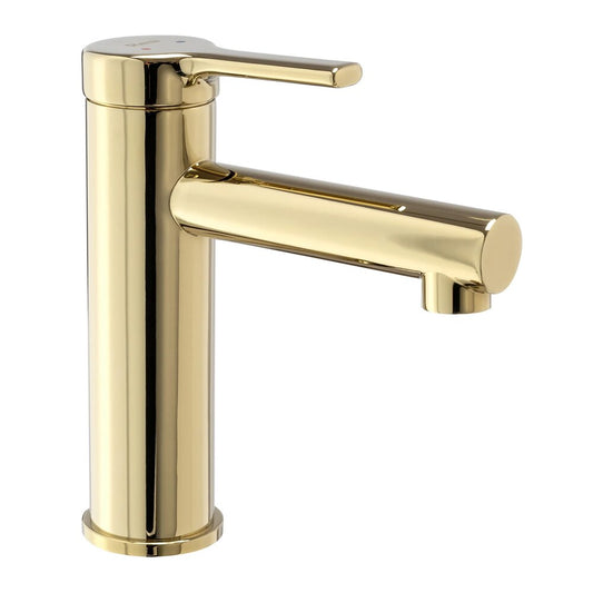 Rea Pixel Glossy Gold Sink Faucet