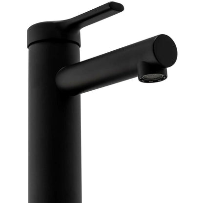 Rea Pixel Matte Black Basin Mixer