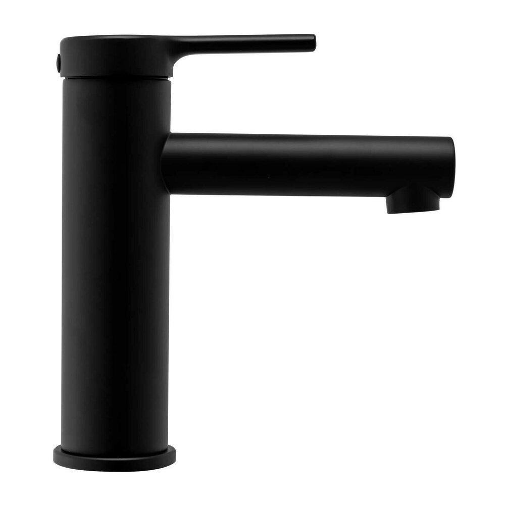 Rea Pixel Matte Black Basin Mixer
