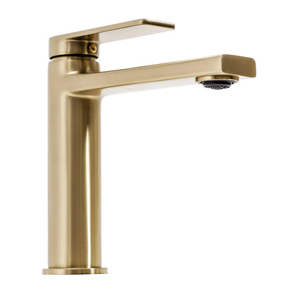 Rea Verso Basin Mixer in Brushed Gold