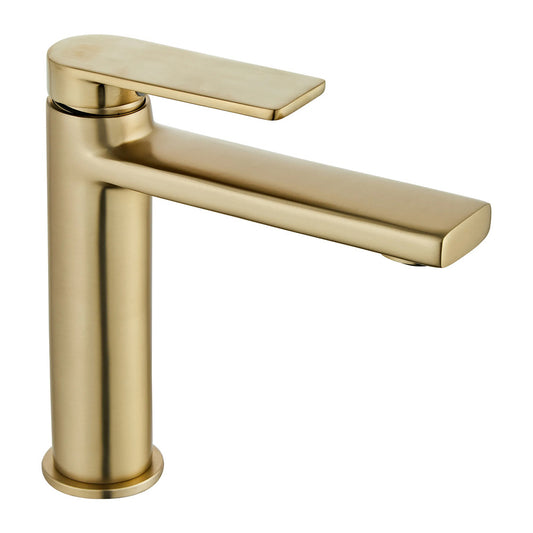 Rea Verso Basin Mixer in Brushed Gold