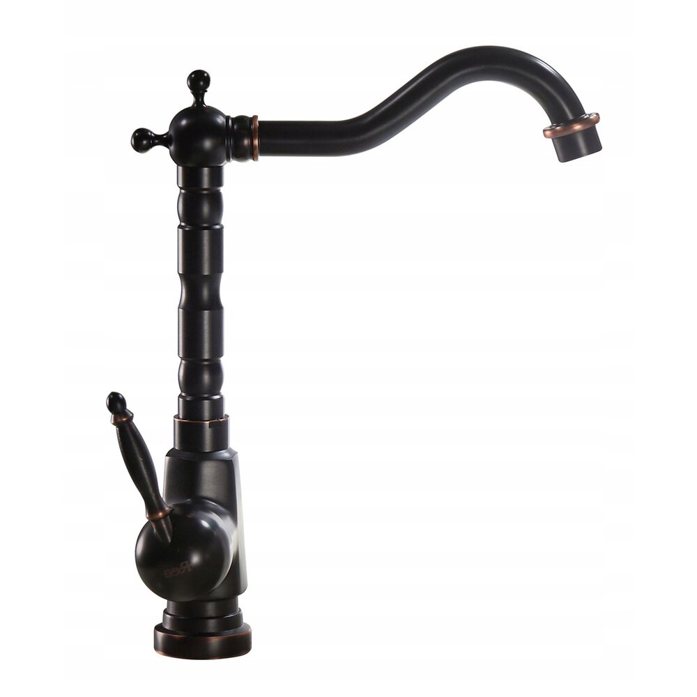 Rea Bona Matte Black Retro Basin Mixer
