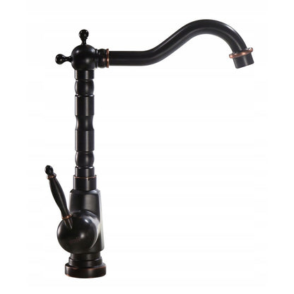Rea Bona Matte Black Retro Basin Mixer