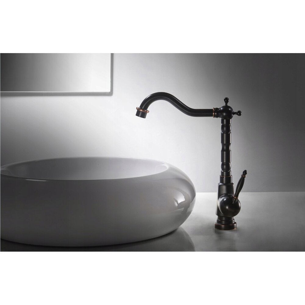 Rea Bona Matte Black Retro Basin Mixer