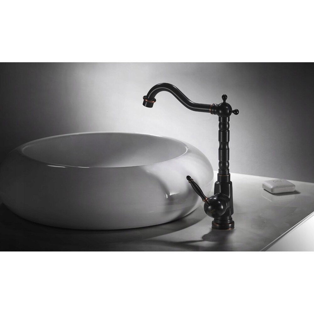 Rea Bona Matte Black Retro Basin Mixer