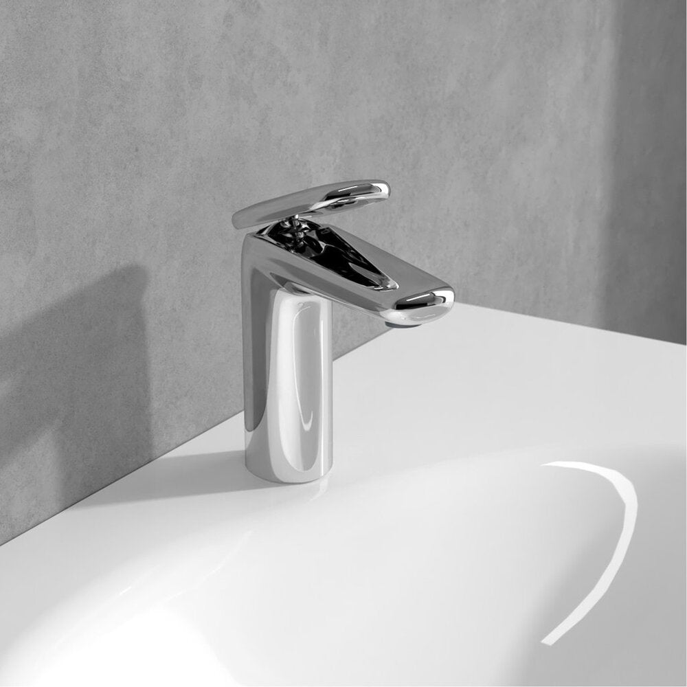 Смесител за мивка Villeroy&Boch Antao с един лост хром гланц с Push-Open вентил