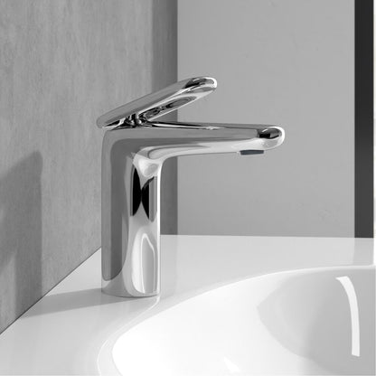 Смесител за мивка Villeroy&Boch Antao с един лост хром гланц с Push-Open вентил