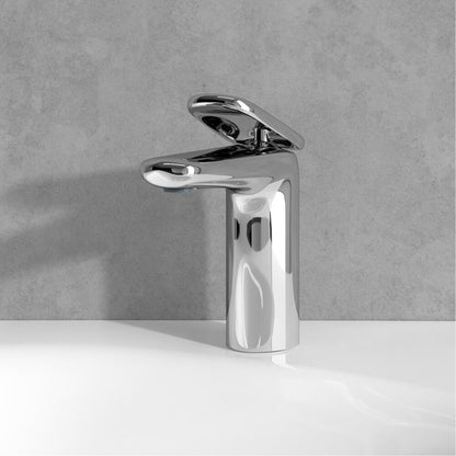 Смесител за мивка Villeroy&Boch Antao с един лост хром гланц с Push-Open вентил