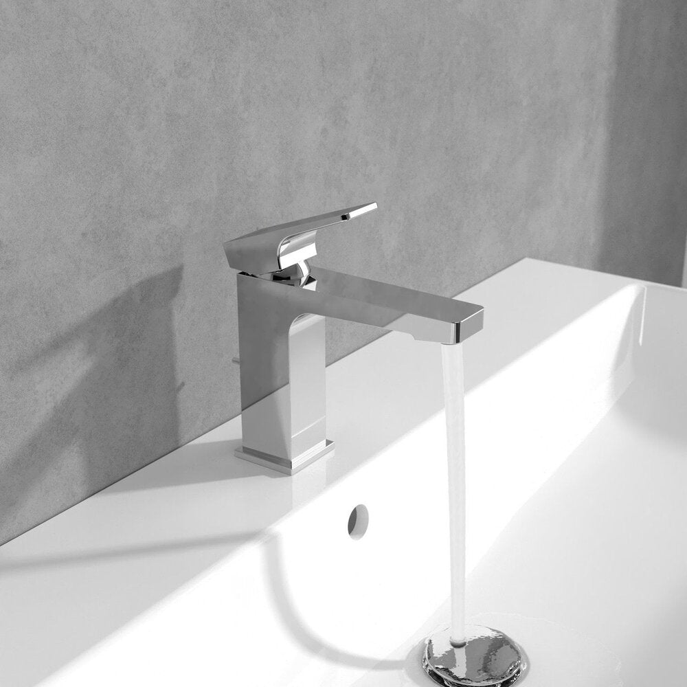 Смесител за мивка Villeroy&Boch Architectura Square хром гланц с Pop-Up вентил
