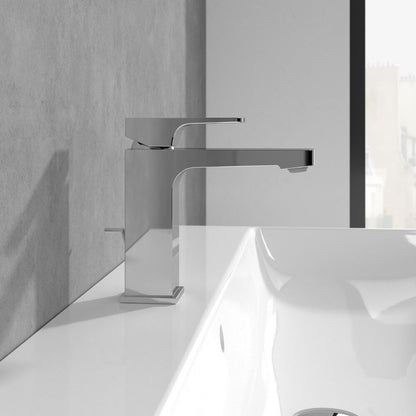 Смесител за мивка Villeroy&Boch Architectura Square хром гланц с Pop-Up вентил