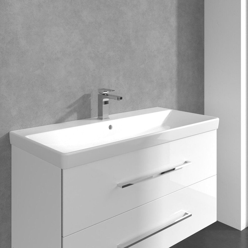 Смесител за мивка Villeroy&Boch Architectura Square хром гланц с Pop-Up вентил