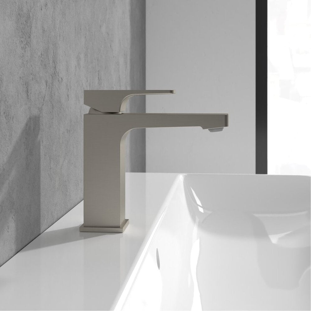 Смесител за мивка Villeroy&Boch Architectura Square с brushed nickel покритие