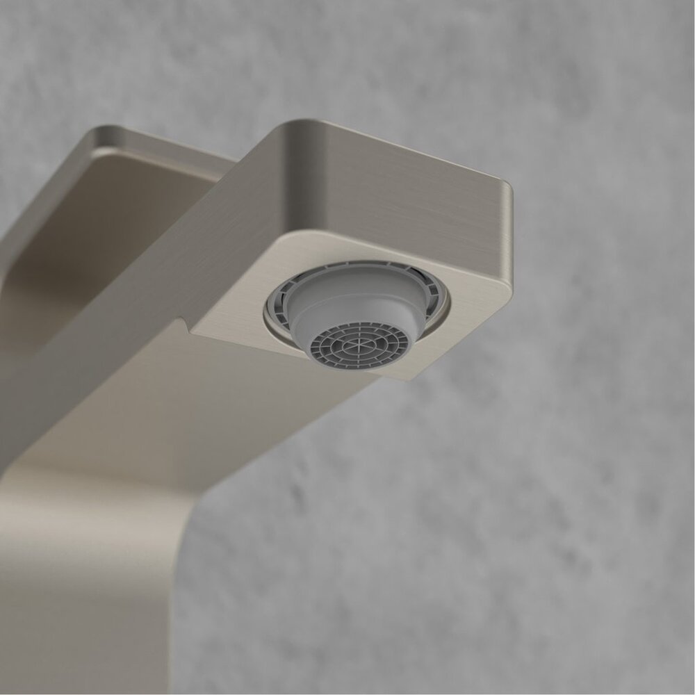 Смесител за мивка Villeroy&Boch Architectura Square с brushed nickel покритие