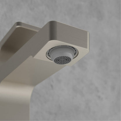 Смесител за мивка Villeroy&Boch Architectura Square с brushed nickel покритие