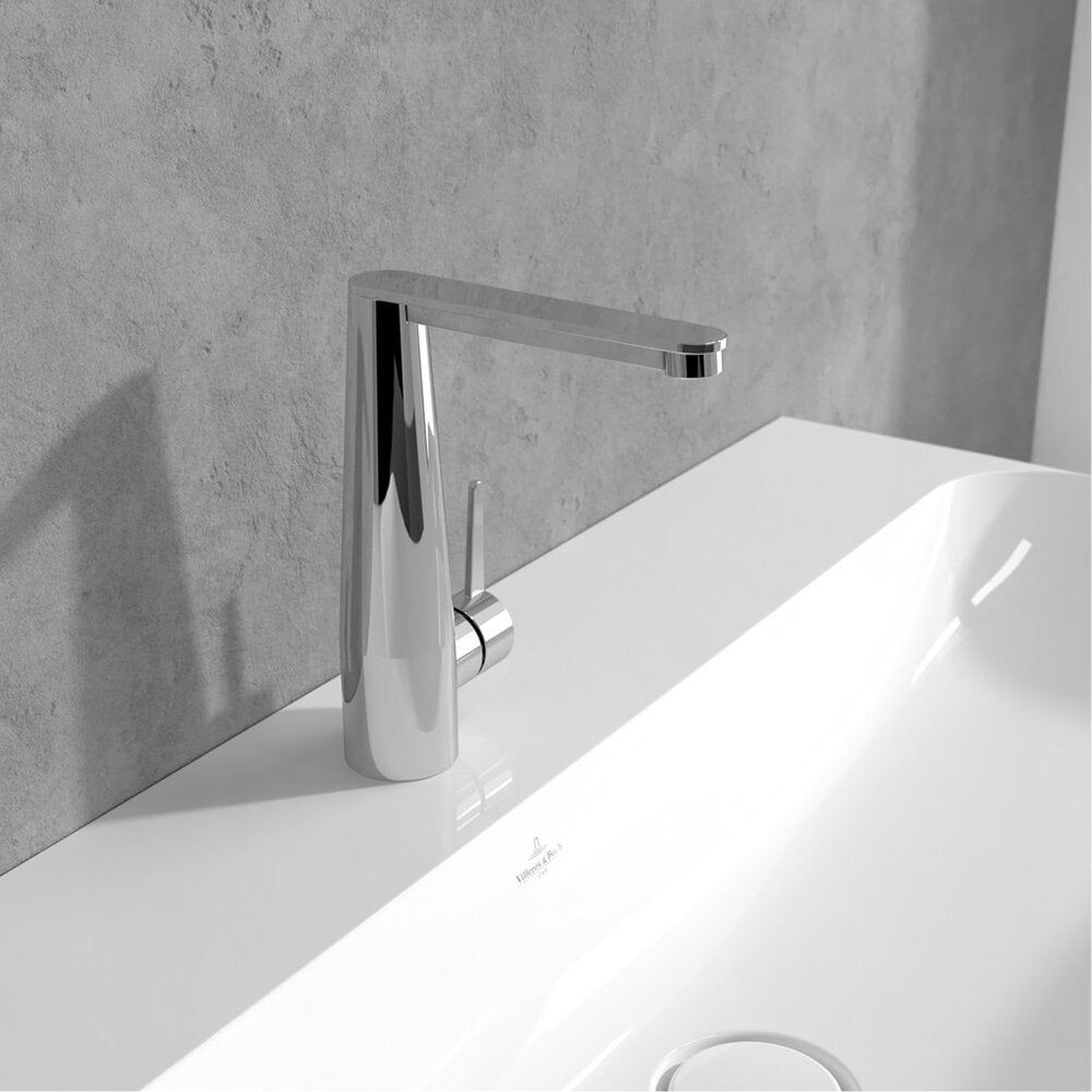 Смесител за мивка Villeroy&Boch Conum с един лост хром гланц с Push-Open вентил