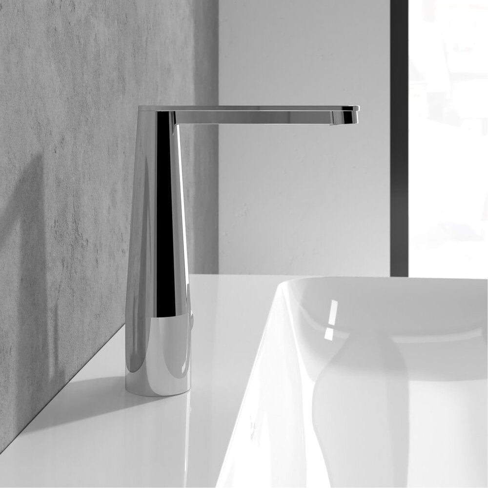 Смесител за мивка Villeroy&Boch Conum с един лост хром гланц с Push-Open вентил