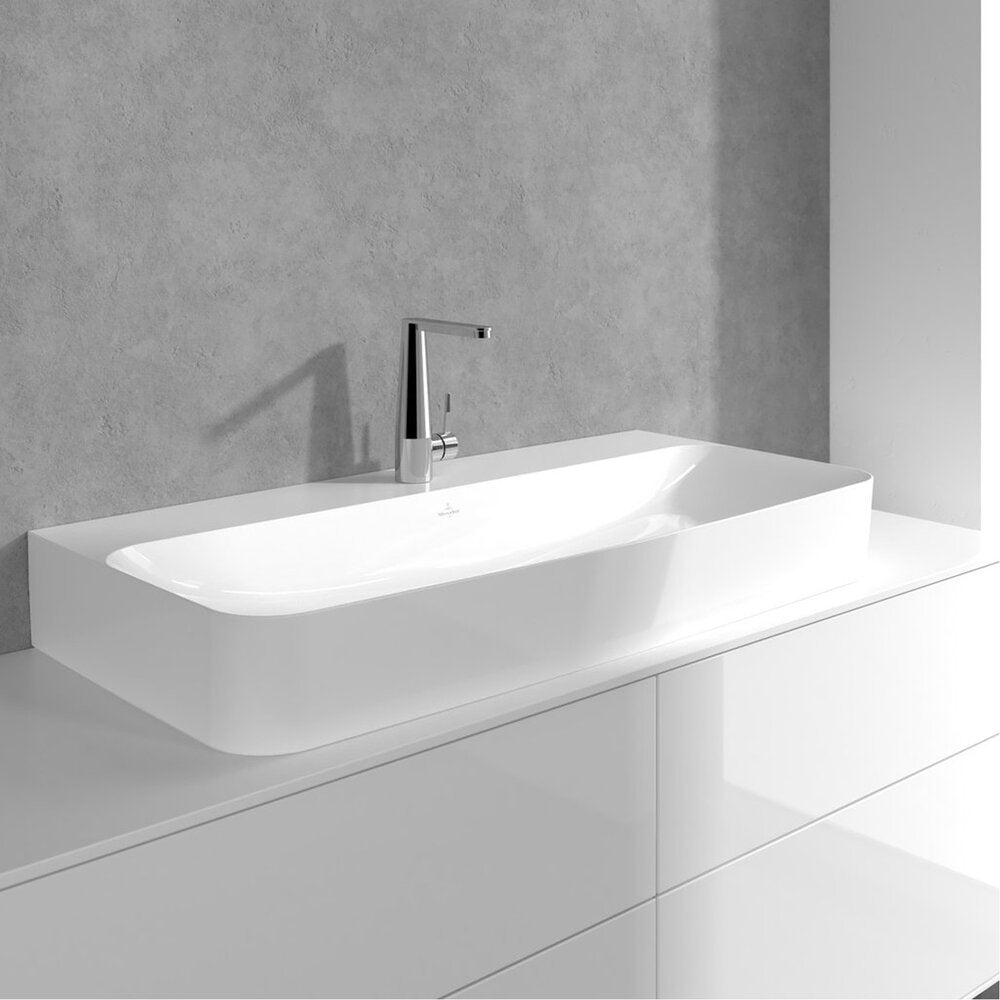 Смесител за мивка Villeroy&Boch Conum с един лост хром гланц с Push-Open вентил
