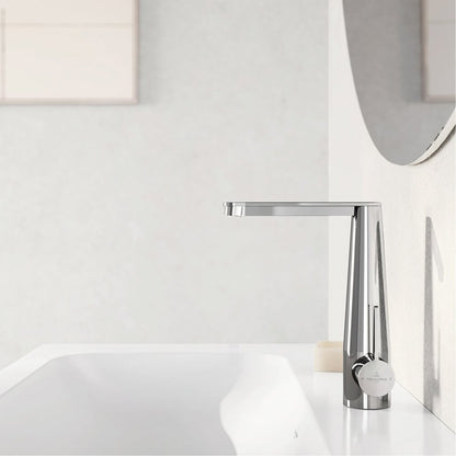 Смесител за мивка Villeroy&Boch Conum с един лост хром гланц с Push-Open вентил
