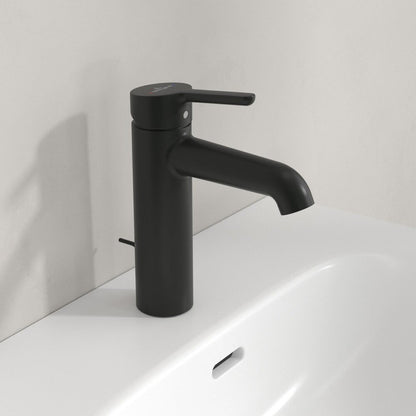 Смесител за мивка Villeroy&Boch Skyla матово черен с Pop-Up вентил
