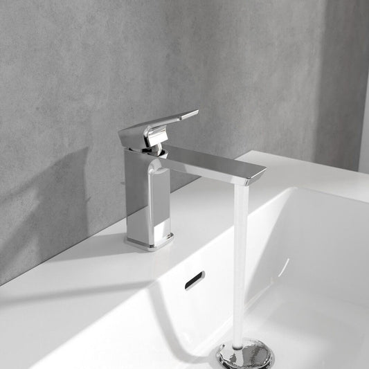 Смесител за мивка Villeroy&Boch Subway 3.0 с един лост хром гланц с Pop-Up клапан