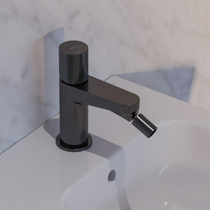 Omnires Contour Bidet Faucet in Anthracite