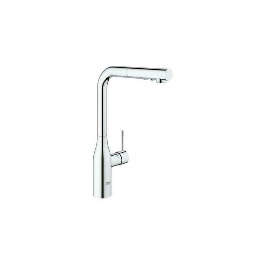 Grohe Essence High Chrome Kitchen Faucet with Pull-Out Spray
