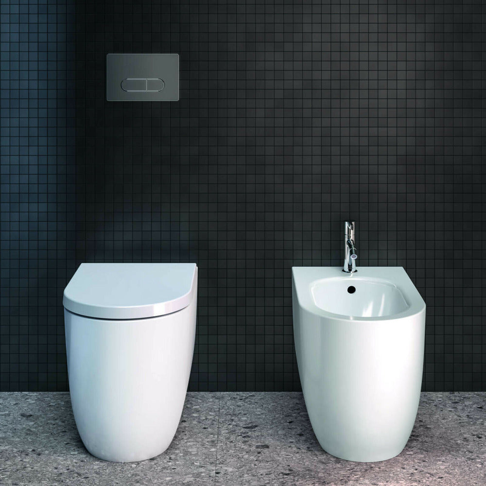 Биде Atelier Blend Curve в бяло гланцово