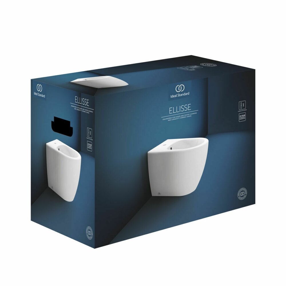 Ideal Standard Ellisse White Glossy Floor-Standing Bidet