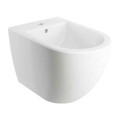 Wall-Hung Bidet Matte White Omnires Ottawa Comfort