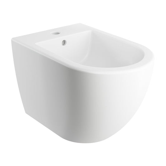 Wall-Hung Bidet Matte White Omnires Ottawa Comfort