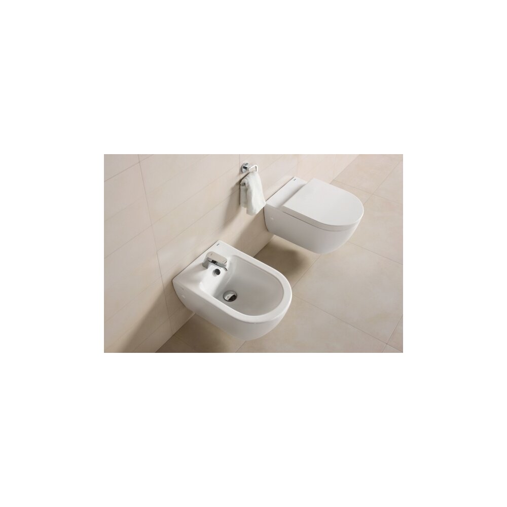 Gala Emma Rounded Wall-Mounted Bidet Glossy White