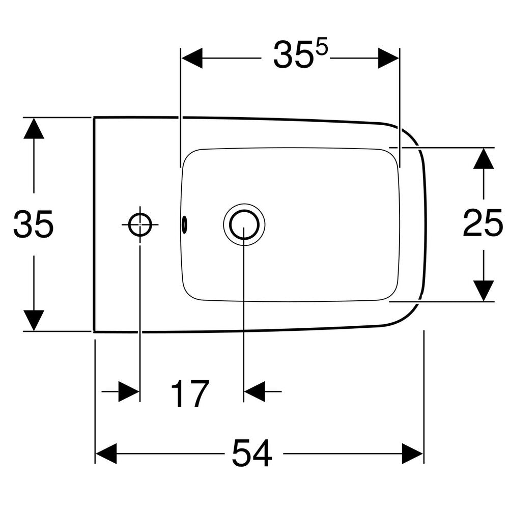 Скрито биде Geberit iCon Square