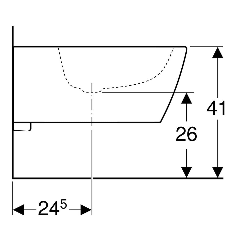 Скрито биде Geberit iCon Square