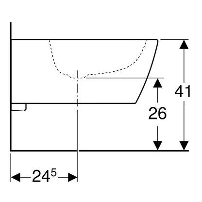 Скрито биде Geberit iCon Square