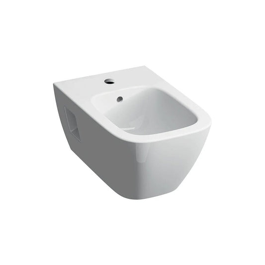 Geberit Selnova Square Wall-Mounted Bidet White