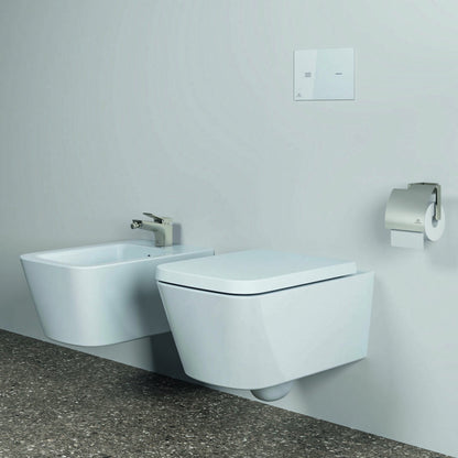 Биде стенен Ideal Standard Atelier Blend Cube бяло гланцово