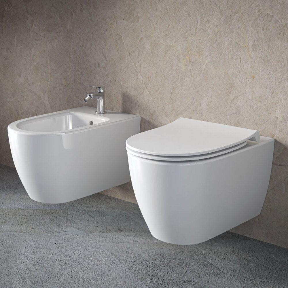 Суспендирано биде Ideal Standard i.life O бяло