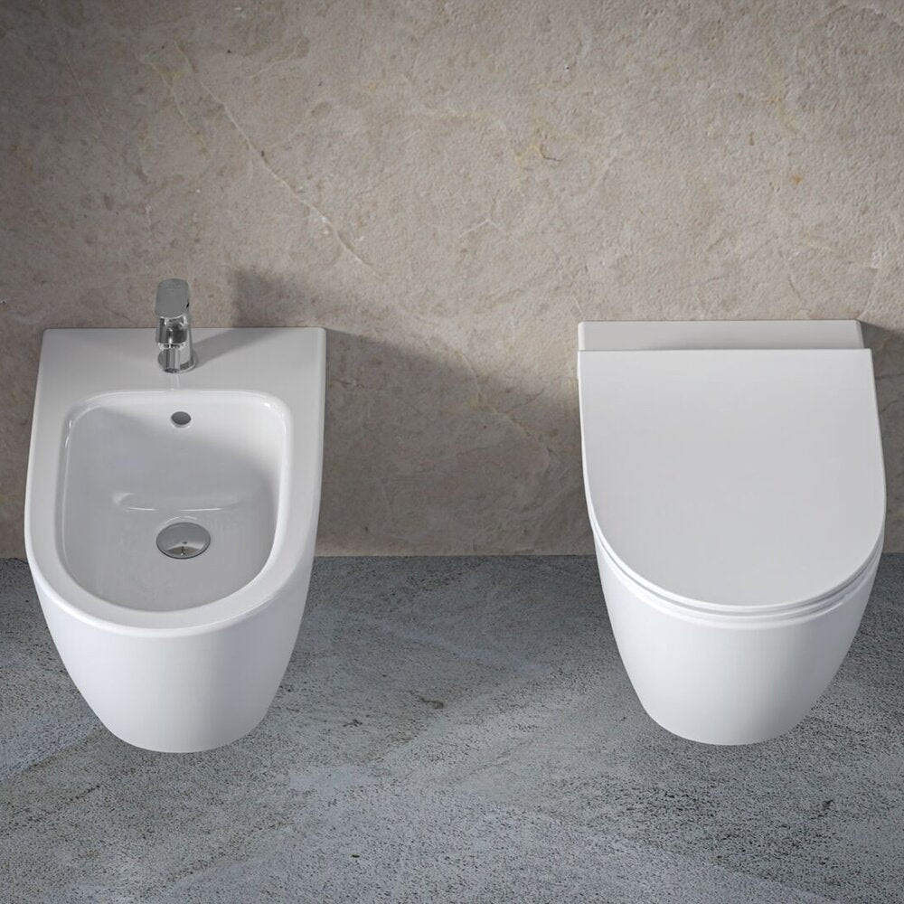 Суспендирано биде Ideal Standard i.life O бяло