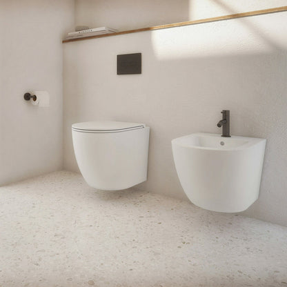 Omnires Ottawa Wall-Hung Bidet White