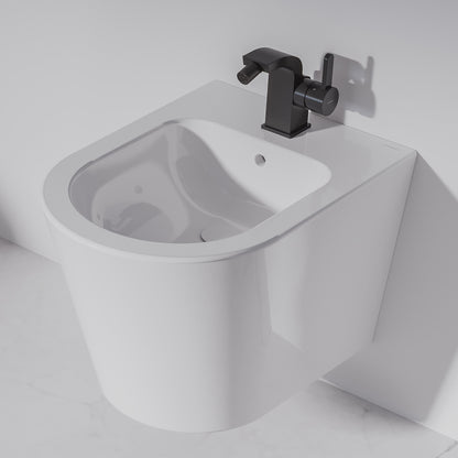 Omnires Tampa Wall-Hung Bidet White