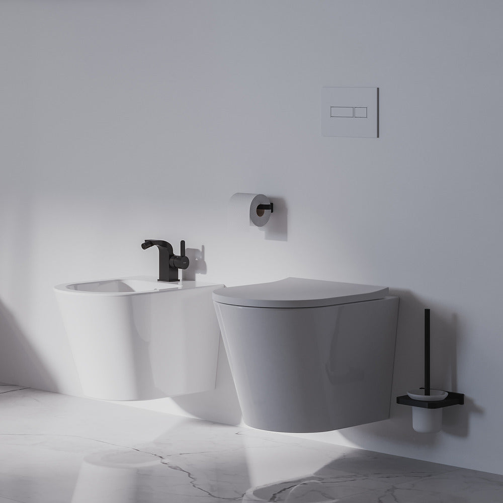 Omnires Tampa Wall-Hung Bidet White