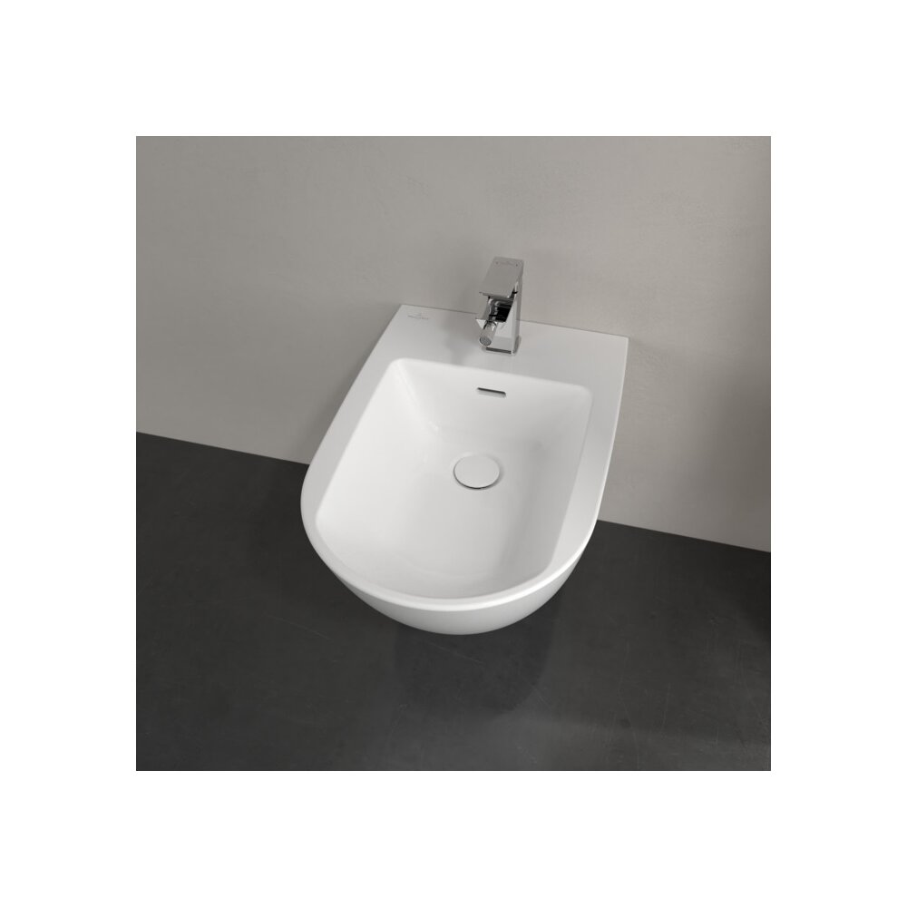 Суспендирано биде Villeroy&Boch Antao бяло лъскаво Alpin CeramicPlus