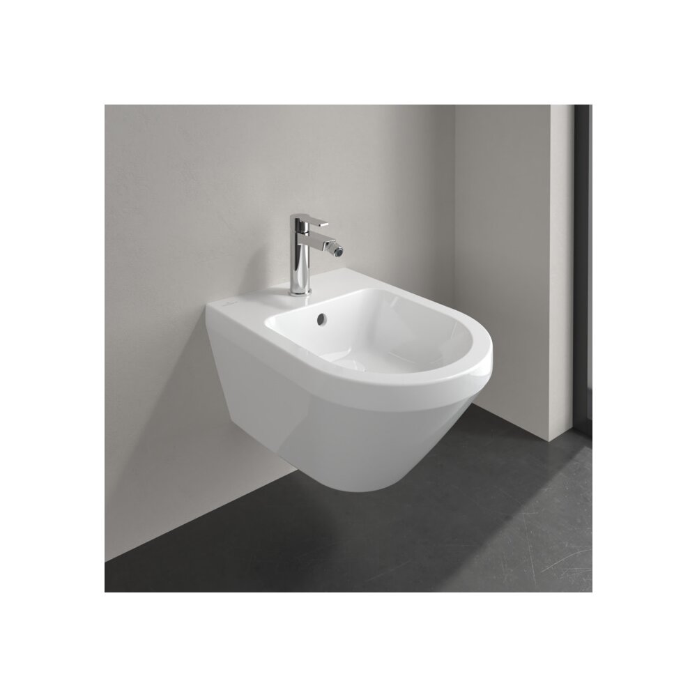 Суспендирано биде Villeroy&Boch Architectura с бял завършек Alpin CeramicPlus