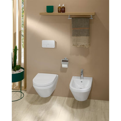 Суспендирано биде Villeroy&Boch Architectura с бял завършек Alpin CeramicPlus